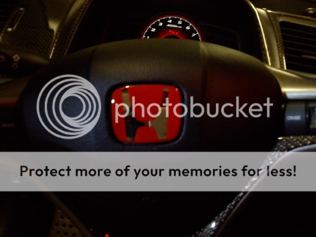 Chrome H on Steering Wheel Removed! 1st to post pics! 8th Generation