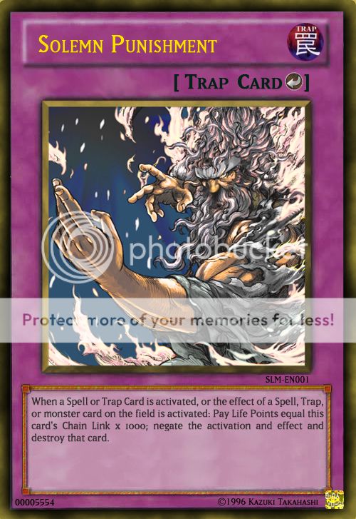 Solemn Brigade; a new arrival Advanced Card Design Yugioh Card